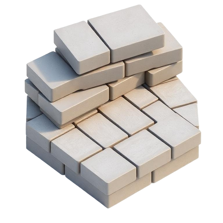 Pavele din beton — render 3D